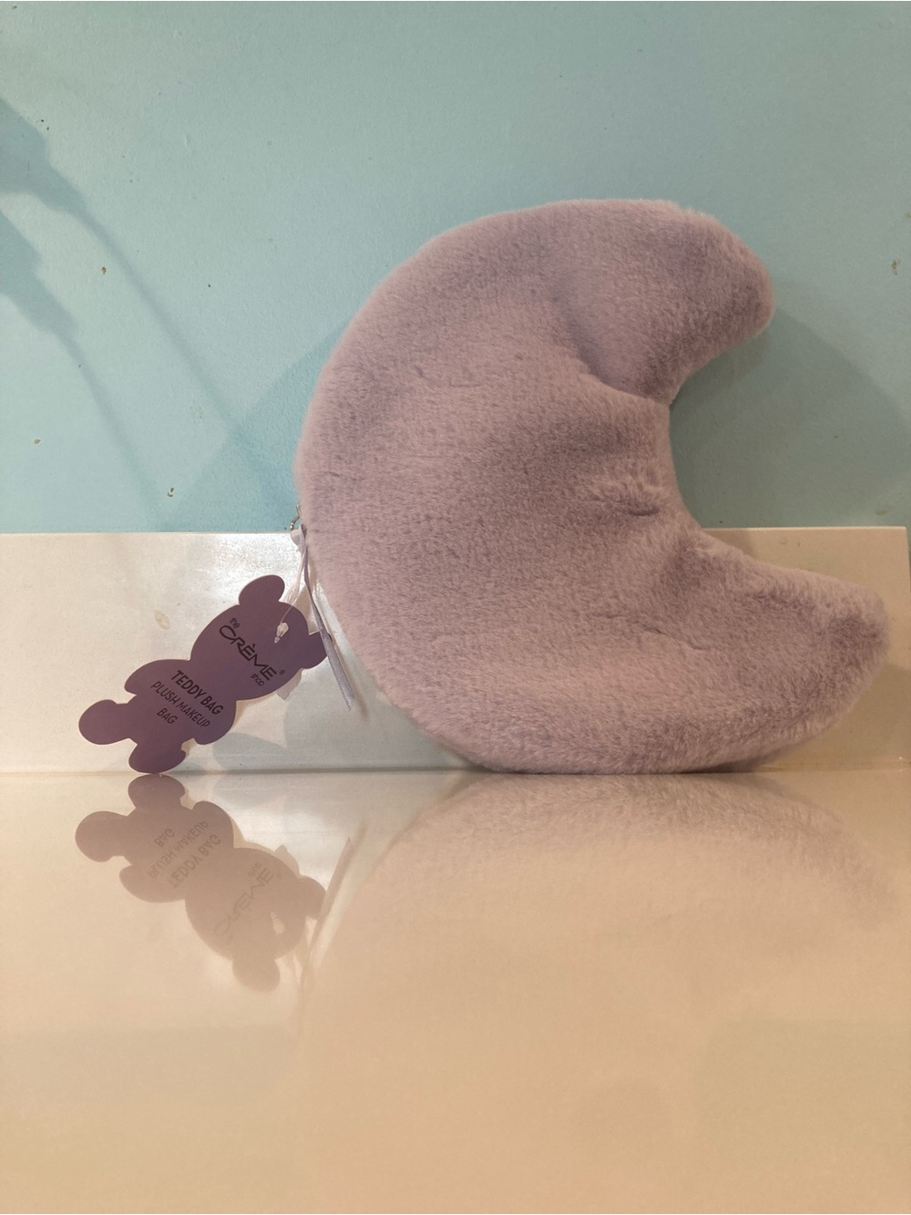 Lavender Moon Plush Cosmetic Bag